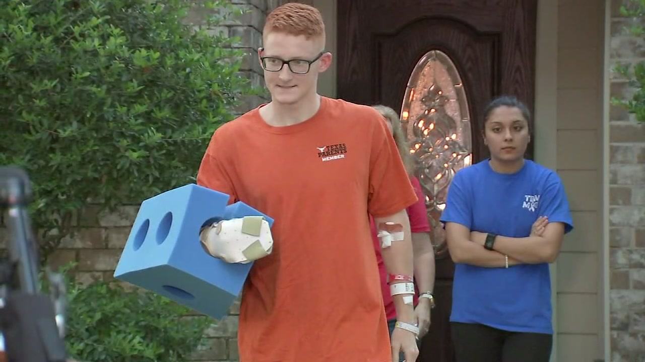 Student stabbed in UT attack returns to Katy